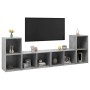 Muebles de salón 4 pzas madera ingeniería gris hormigón | Foro24.es | Tu tienda online para hogar, jardín y más Foro24.es
