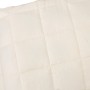 Manta con peso tela color crema claro 138x200 cm 10 kg de , Mantas - Ref: Foro24-350755, Precio: 71,09 €, Descuento: %