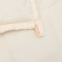 Manta con peso tela color crema claro 138x200 cm 10 kg de , Mantas - Ref: Foro24-350755, Precio: 71,09 €, Descuento: %