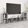 Muebles de salón 6 piezas madera de ingeniería gris hormigón von , TV-Möbel - Ref: Foro24-3080055, Preis: 128,15 €, Rabatt: -5%%
