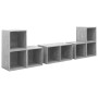 Muebles de salón 6 piezas madera de ingeniería gris hormigón von , TV-Möbel - Ref: Foro24-3080055, Preis: 128,15 €, Rabatt: -5%%