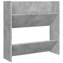Zapateros de pared 2 uds contrachapada gris hormigón 60x18x60cm by , Shoe racks and shoe organizers - Ref: Foro24-806727, Pri...