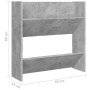 Zapateros de pared 2 uds contrachapada gris hormigón 60x18x60cm by , Shoe racks and shoe organizers - Ref: Foro24-806727, Pri...