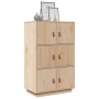 Aparador de madera maciza de pino 67x40x108,5 cm by , Sideboards - Ref: Foro24-820172, Price: 152,73 €, Discount: %