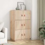 Aparador de madera maciza de pino 67x40x108,5 cm by , Sideboards - Ref: Foro24-820172, Price: 152,73 €, Discount: %