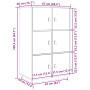 Aparador de madera maciza de pino 67x40x108,5 cm by , Sideboards - Ref: Foro24-820172, Price: 152,73 €, Discount: %