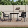Sillas jardín cojines 2 uds ratán sintético negro 56,5x57x83 cm von , Gartenstühle - Ref: Foro24-364096, Preis: 150,54 €, Rab...