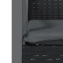 Sillas jardín cojines 2 uds ratán sintético negro 56,5x57x83 cm von , Gartenstühle - Ref: Foro24-364096, Preis: 150,54 €, Rab...