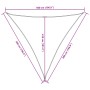 Toldo de vela triangular tela Oxford verde oscuro 5x5x5 m by , Umbrellas - Ref: Foro24-135510, Price: 35,13 €, Discount: %
