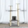Cat scratching post with light gray sisal posts 110 cm by vidaXL, Cat furniture - Ref: Foro24-171480, Price: 54,58 €, Discoun...