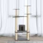 Katzenkratzbaum mit hellgrauen Sisalstämmen 110 cm von vidaXL, Katzenmöbel - Ref: Foro24-171480, Preis: 55,33 €, Rabatt: %