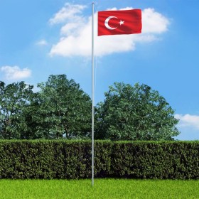 Bandera de Turquía 90x150 cm von , Fahnen und Windsäcke - Ref: Foro24-146068, Preis: 12,17 €, Rabatt: -5%%