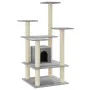 Cat scratching post with light gray sisal posts 110 cm by vidaXL, Cat furniture - Ref: Foro24-171480, Price: 54,58 €, Discoun...