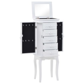Armario joyero de pie blanco de , Aparadores - Ref: Foro24-246959, Precio: 158,44 €, Descuento: %