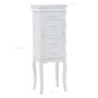 Armario joyero de pie blanco von , Sideboards - Ref: Foro24-246959, Preis: 158,44 €, Rabatt: %