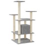 Katzenkratzbaum mit hellgrauen Sisalstämmen 110 cm von vidaXL, Katzenmöbel - Ref: Foro24-171480, Preis: 55,33 €, Rabatt: %