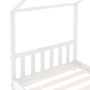 Estructura de cama infantil madera maciza pino blanco 80x160 cm by , Cribs and beds for children - Ref: Foro24-283368, Price:...