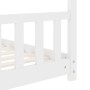 Estructura de cama infantil madera maciza pino blanco 80x160 cm by , Cribs and beds for children - Ref: Foro24-283368, Price:...