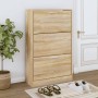Mueble zapatero madera contrachapada roble Sonoma 63x24x103 cm von , Schuhregale und Schuhorganisatoren - Ref: Foro24-342551,...