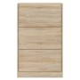 Mueble zapatero madera contrachapada roble Sonoma 63x24x103 cm von , Schuhregale und Schuhorganisatoren - Ref: Foro24-342551,...
