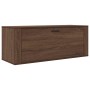 Mueble zapatero pared contrachapada marrón roble 100x35x38 cm by , Shoe racks and shoe organizers - Ref: Foro24-821027, Price...
