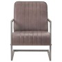 Sillón voladizo cuero auténtico marrón envejecido by , Armchairs - Ref: Foro24-321857, Price: 232,10 €, Discount: %
