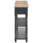 Mesa consola de MDF negra 120x30x76 cm de , Mesas auxiliares - Ref: Foro24-280018, Precio: 237,16 €