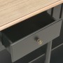 Mesa consola de MDF negra 120x30x76 cm de , Mesas auxiliares - Ref: Foro24-280018, Precio: 237,16 €