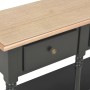 Mesa consola de MDF negra 120x30x76 cm de , Mesas auxiliares - Ref: Foro24-280018, Precio: 237,16 €