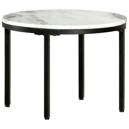 Mesa de centro mármol macizo auténtico blanco y negro Ø50 cm von , Couchtisch - Ref: Foro24-286411, Preis: 95,30 €, Rabatt: -5%%