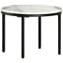 Mesa de centro mármol macizo auténtico blanco y negro Ø50 cm von , Couchtisch - Ref: Foro24-286411, Preis: 95,30 €, Rabatt: -5%%