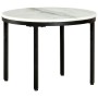 Mesa de centro mármol macizo auténtico blanco y negro Ø50 cm von , Couchtisch - Ref: Foro24-286411, Preis: 95,30 €, Rabatt: -5%%