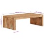Mesa de centro madera maciza acacia 110x55x35 cm by , Coffee table - Ref: Foro24-351649, Price: 179,87 €, Discount: %