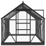 Invernadero de vidrio gris antracita aluminio 155x298x191 cm von , Gewächshäuser - Ref: Foro24-3082335, Preis: 765,76 €, Raba...