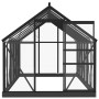 Invernadero de vidrio gris antracita aluminio 155x298x191 cm von , Gewächshäuser - Ref: Foro24-3082335, Preis: 765,76 €, Raba...