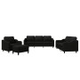 Juego de sofás con cojines 4 piezas tela negro von , Sofas - Ref: Foro24-3201782, Preis: 654,96 €, Rabatt: %