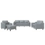 Juego de sofás con cojines 4 piezas tela gris claro by , Sofas - Ref: Foro24-3201794, Price: 678,17 €, Discount: %