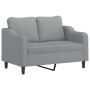 Juego de sofás con cojines 4 piezas tela gris claro by , Sofas - Ref: Foro24-3201794, Price: 678,17 €, Discount: %