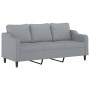Juego de sofás con cojines 4 piezas tela gris claro by , Sofas - Ref: Foro24-3201794, Price: 678,17 €, Discount: %