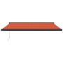 Toldo retráctil aluminio y tela naranja y marrón 4,5x3 m von , Markisen - Ref: Foro24-3154569, Preis: 599,86 €, Rabatt: -5%%