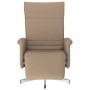 Sillón reclinable con reposapiés cuero sintético capuchino | Foro24.es | Tu tienda online para hogar, jardín y más Foro24.es