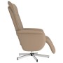 Sillón reclinable con reposapiés cuero sintético capuchino | Foro24.es | Tu tienda online para hogar, jardín y más Foro24.es