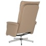 Sillón reclinable con reposapiés cuero sintético capuchino | Foro24.es | Tu tienda online para hogar, jardín y más Foro24.es