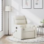 Sillón de masaje reclinable de terciopelo crema by , Armchairs - Ref: Foro24-373520, Price: 265,22 €, Discount: %