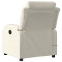 Sillón de masaje reclinable de terciopelo crema by , Armchairs - Ref: Foro24-373520, Price: 265,22 €, Discount: %