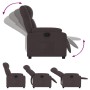 Sillón reclinable de tela marrón oscuro von , Sessel - Ref: Foro24-373541, Preis: 224,94 €, Rabatt: -5%%