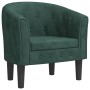 Sillón de terciopelo verde oscuro by , Armchairs - Ref: Foro24-356472, Price: 163,11 €, Discount: %