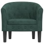 Sillón de terciopelo verde oscuro by , Armchairs - Ref: Foro24-356472, Price: 163,11 €, Discount: %