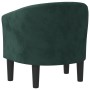 Sillón de terciopelo verde oscuro by , Armchairs - Ref: Foro24-356472, Price: 163,11 €, Discount: %