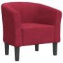 Sillón de terciopelo rojo tinto by , Armchairs - Ref: Foro24-356447, Price: 188,81 €, Discount: %